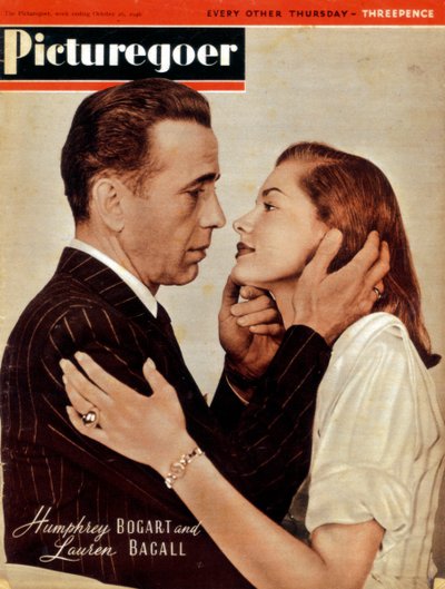 Humphrey Bogart en Lauren Bacall, Amerikaanse acteurs, 1946 door Unbekannt