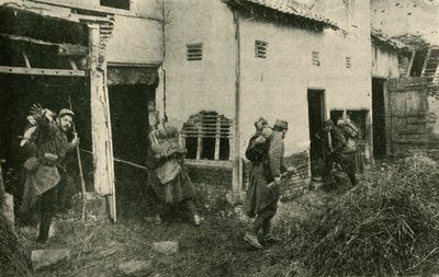 Jacht op Duitse sluipschutters aan het westfront, Eerste Wereldoorlog, c1915, c1920 door Unbekannt