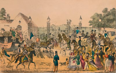 Hyde Park Corner, 1825 door Unbekannt