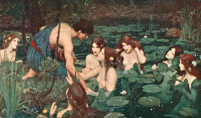 Hylas en de Nimfen, 1896, ca. 1902 door Unbekannt