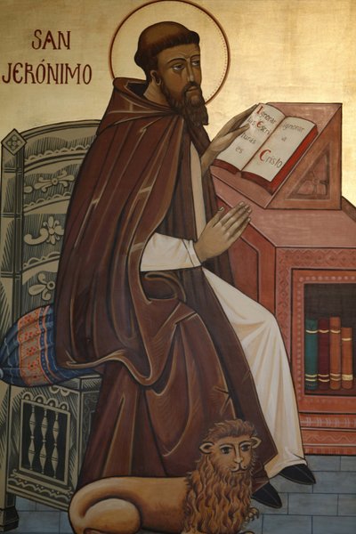 Icoon van San Jeronimo, Madrid, Spanje door Unbekannt