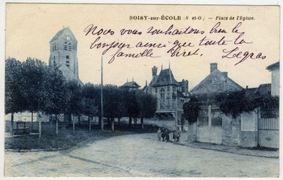 Ile de France, Essonne (91), Soisy sur Ecole (Soisy-sur-Ecole): Place de l