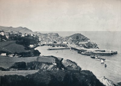 Ilfracombe - Typisch uitzicht, met ruige kust, 1895 door Unbekannt