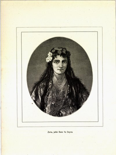 Illustratie uit het boek Brogede rejsebilleder van Jerichau-Baumann, Elisabeth en uitgegeven door Forlagsbureauet (Kopenhagen, 1881) door Unbekannt
