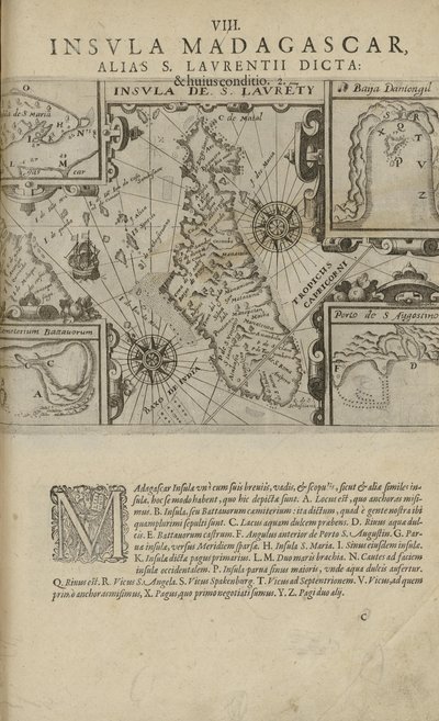 Illustratie uit het boek India Orientalis van onbekende auteur en uitgegeven door Excudebat Matthaeus BeckerusFrancofurti, 1598-1628 (de, 1601) door Unbekannt