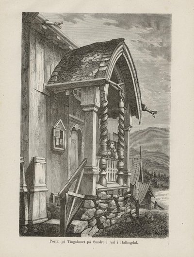Illustratie uit het boek Nordiska taflor van onbekende auteur en uitgegeven door Albert Bonnier door Unbekannt