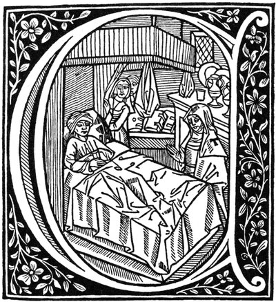Illustratie uit Boethius De Consolatione Philosophiae, 1498 1964 door Unbekannt