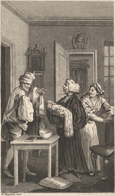 Illustratie bij Tristram Shandy, Deel 4, 19e eeuw door Unbekannt