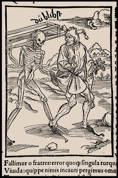 Illustratie bij het boek Narrenschip van Sebastian Brant, 1497 door Unbekannt