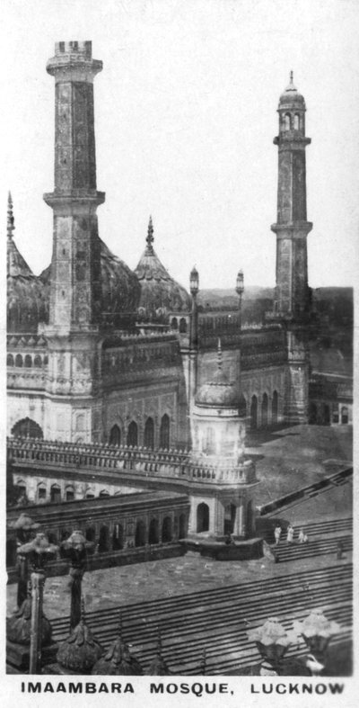 Imaambara Moskee, Lucknow, India door Unbekannt