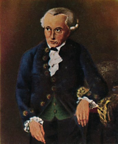 Immanuel Kant 1724-1804 - Schilderij van Dübler, 1934 door Unbekannt