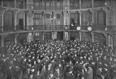 In de Coal Exchange, City of London door Unbekannt