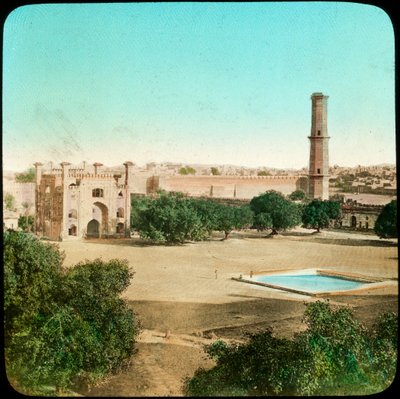 In het Fort, Lahore, India, eind 19e of begin 20e eeuw door Unbekannt