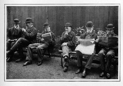 In de luchtplaats, St Marylebone Werkhuis, Luxborough Street, Londen, ca. 1901-1903 door Unbekannt