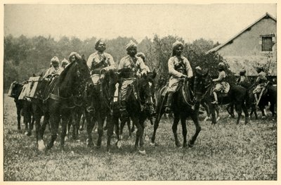 Indiase soldaten aan het front, Eerste Wereldoorlog door Unbekannt