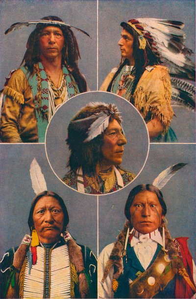 Indiase typen van Noord-Amerika, 1909 door Unbekannt