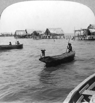 Indianen in boomstamkano