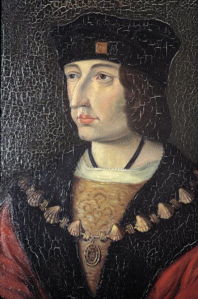 Portret van Karel VIII door Unbekannt