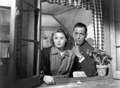 Ingrid Bergman en Humphrey Bogart in Casablanca, 1942 door Unbekannt