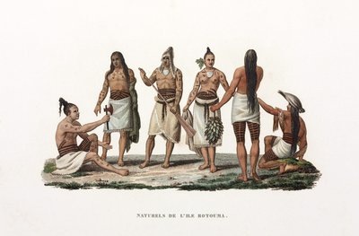 Inwoners van het eiland Rotuma door Unbekannt
