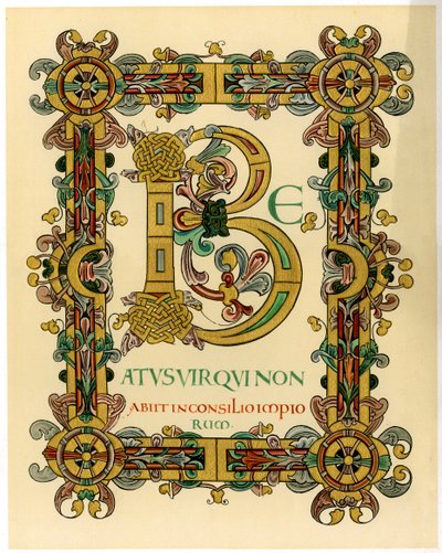Initiaal letter B, 1012-1023 door Unbekannt