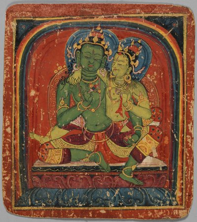 Inwijdingskaart Tsakalis: Vajrapani, begin 15e eeuw door Unbekannt