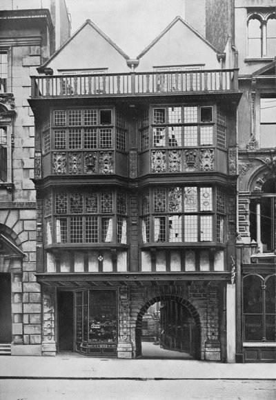 Inner Temple Gate House, City of London, ca. 1900, 1911 door Unbekannt