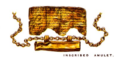 Ingeschreven amulet, 1923 door Unbekannt