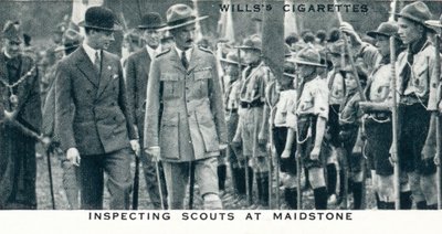 Inspectie van scouts in Maidstone, 1929-1937 door Unbekannt