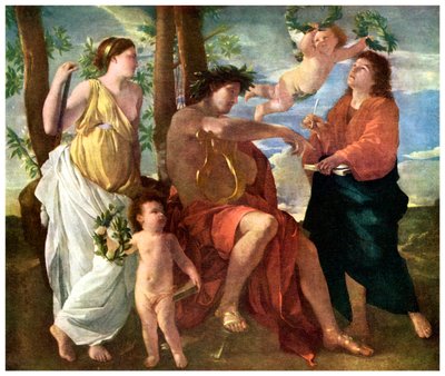 Inspiratie: De inspiratie van de dichter, ca. 1630, 1956 door Unbekannt