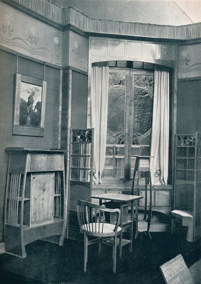 Interieur. Gedecoreerd door M. Niedermoser, ca. 1900 door Unbekannt