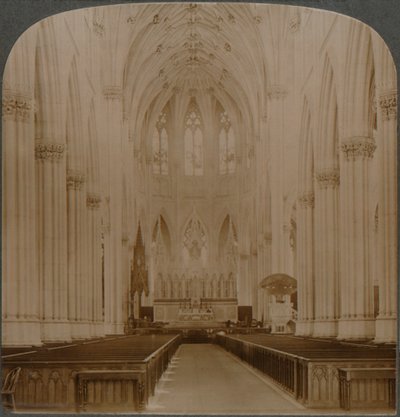 Interieur van de mooiste gotische structuur in de VS - St. Patrick