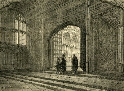 Interieur van de kapel van Hendrik VII, 1881 door Unbekannt