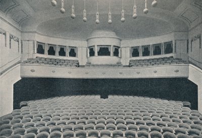 Interieur van een nieuwe Kino Theater in het West End van Berlijn, ca. 1913 door Unbekannt