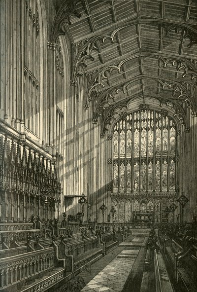 Interieur van de Kapel, 1875, 1911 door Unbekannt