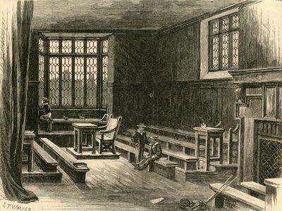 Interieur van het Oude Schoollokaal, 1898 door Unbekannt