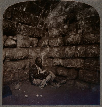 Interieur van het Graf van Lazarus, ca. 1900 door Unbekannt