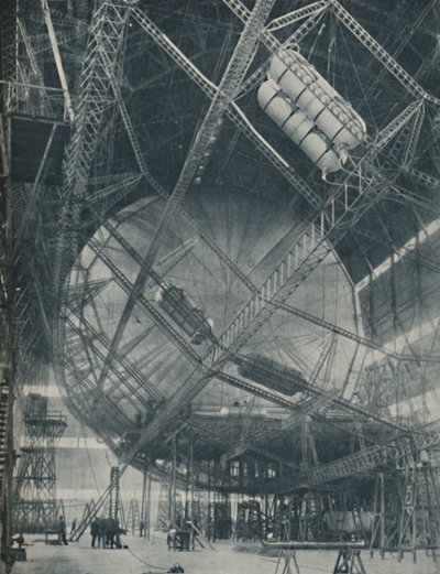 Complexiteit van Frame en Cilinder: R101 in de Maak, ca. 1935 door Unbekannt