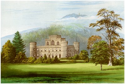 Kasteel van Inveraray, Argyllshire, Schotland, huis van de Hertog van Argyll, c. 1880 door Unbekannt