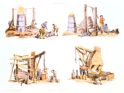 IJzergieterij, 1802 door Unbekannt