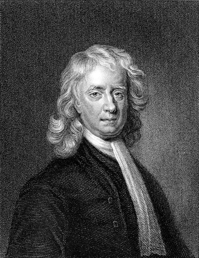 Isaac Newton, Engelse wiskundige en natuurkundige door Unbekannt