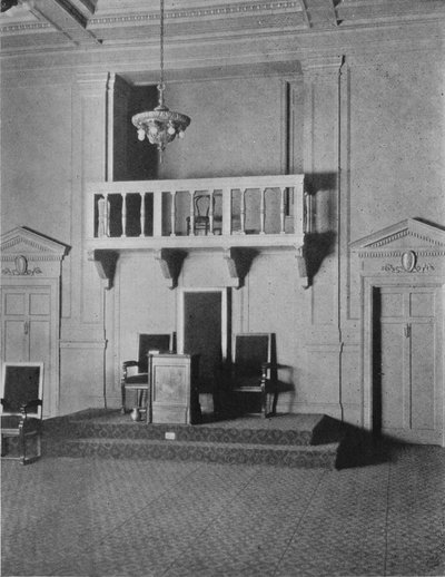 Italiaans Renaissance detail in de Lodge Room van de Masonic Temple, Birmingham, Alabama, 1924 door Unbekannt