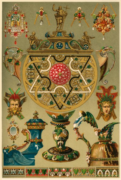 Italiaanse renaissancewerken in edelmetalen en email, 1898 door Unbekannt