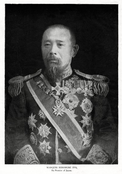 Ito Hirobumi, eerste premier van Japan, 1908 door Unbekannt