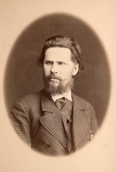 Ivan Kramskoy, Russische kunstenaar, 1870s door Unbekannt