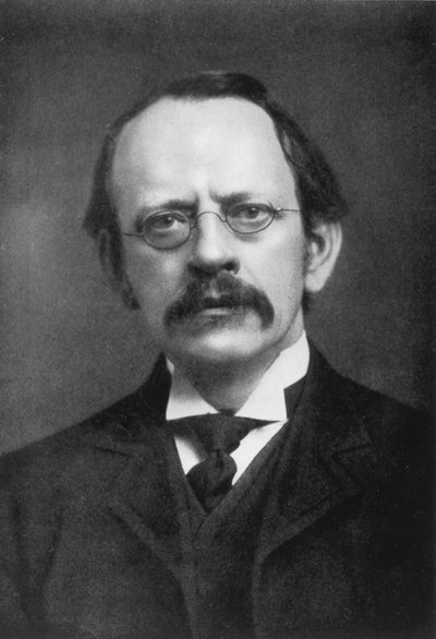 JJ Thomson, Britse natuurkundige, c1896-c1915 door Unbekannt