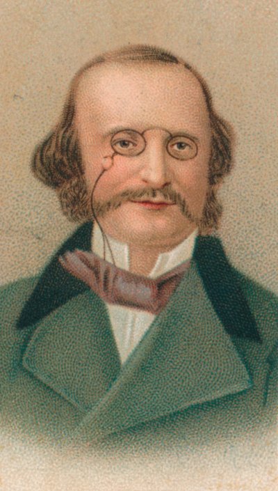 Jacques Offenbach, 1819-1880, in Duitsland geboren Franse componist, cellist en impresario, 1911 door Unbekannt