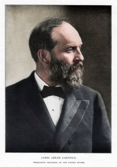 James Abram Garfield, 20e president van de Verenigde Staten, ca. 1881 door Unbekannt