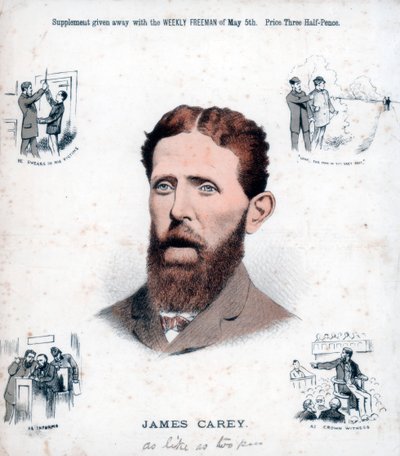 James Carey, Ierse Republikein en informant, 1883 door Unbekannt