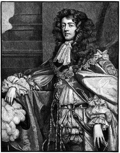 James, hertog van Monmouth, pretendent van de troon van Schotland en Engeland door Unbekannt
